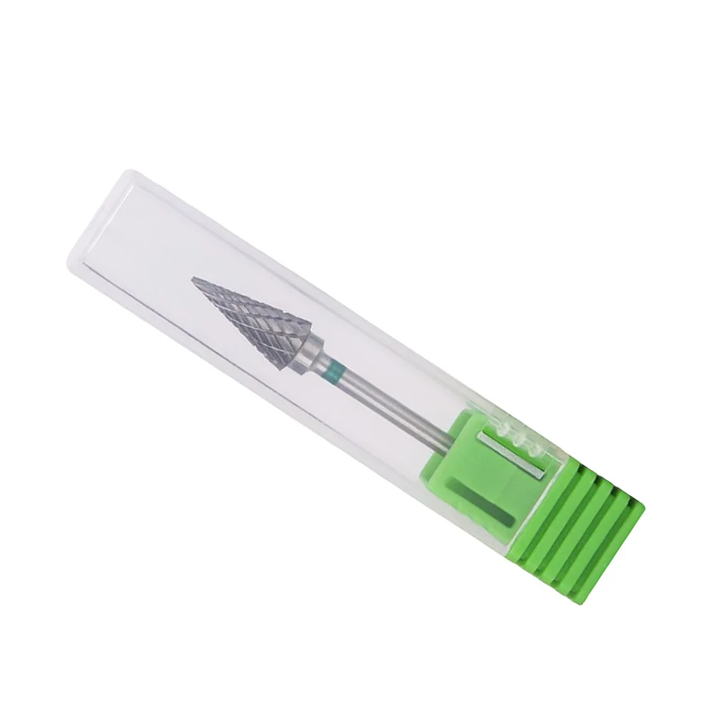 텅스텐 강철 연마 헤드 작은 원형 디자인 죽은 피부 제거용 내구성 드릴 비트 도구 네일 아트 도구 네일 파일