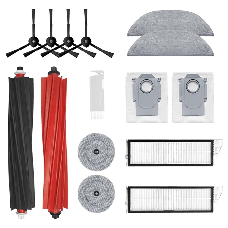 

WCS-Accessories For Roborock S8 Maxv Ultra Robot Vacuum Cleaner Replacement Parts Main Side Brush Hepa Filter Mop Bags