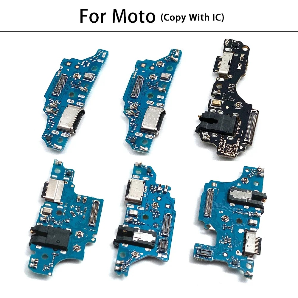 USB Charger Charging Port Dock Connector Board Flex for Moto E13 E22 G13 G23 G32 G52 G53 G71S Power Mobile Phones Flex Cable