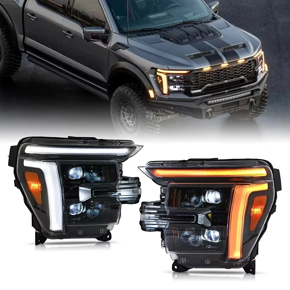 

Hot Sales LED Headlights Super Bright for F150 2024-2026 Head Lamp High-end Lariat King Ranch Platinum Raptor Headlights