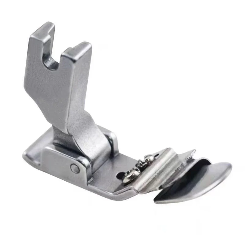 1PCxAdjustable Downward Curling Presser Foot Curved Skirt Hemming Presser Feet Industrial Flat Sewing Machine Accessories