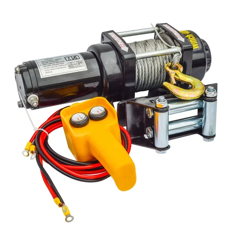 12V Electric Winch/12v Car Electric Capstan Winches 4000lbs/Car Winch