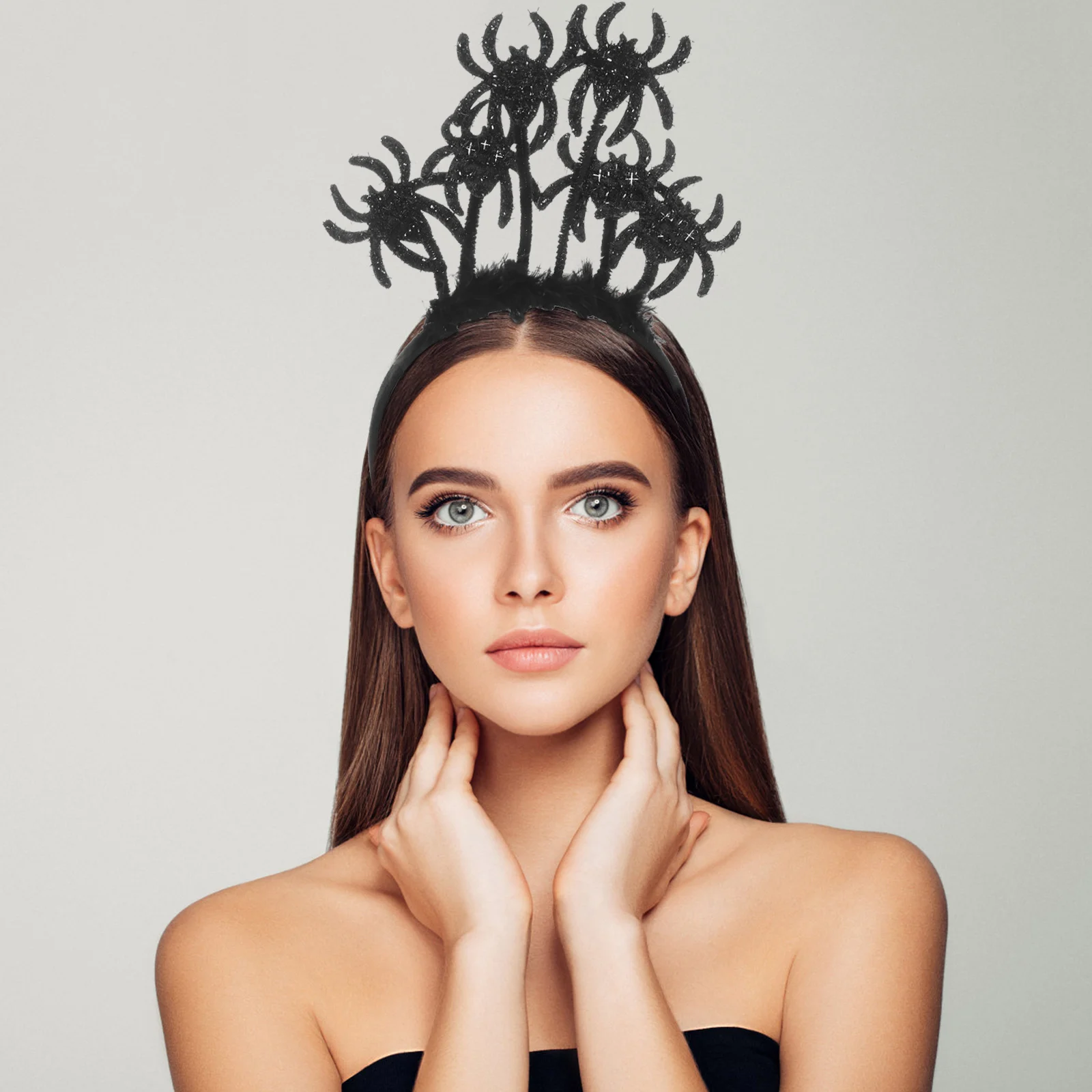 

Повязка на голову в виде паука на Хэллоуин, легкая классическая цветная повязка для волос для взрослых, вечерние головные уборы на Хэллоуин, карнавал, косплей, реквизит