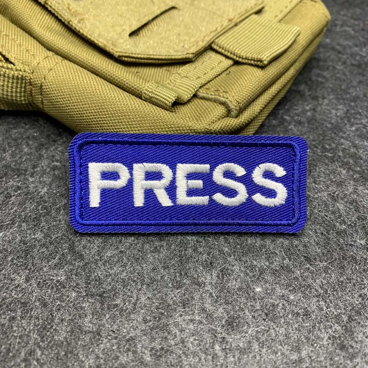 PRESS Journalist Embroidered Morale Patch Hook & Loop Patch Cosplay Decor Patch for Backpack Vest Helmet