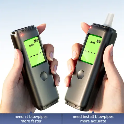 휴대용 USB 충전식 음주 측정기, 전문 고정밀 디지털 디스플레이, 알코올 테스터 도구