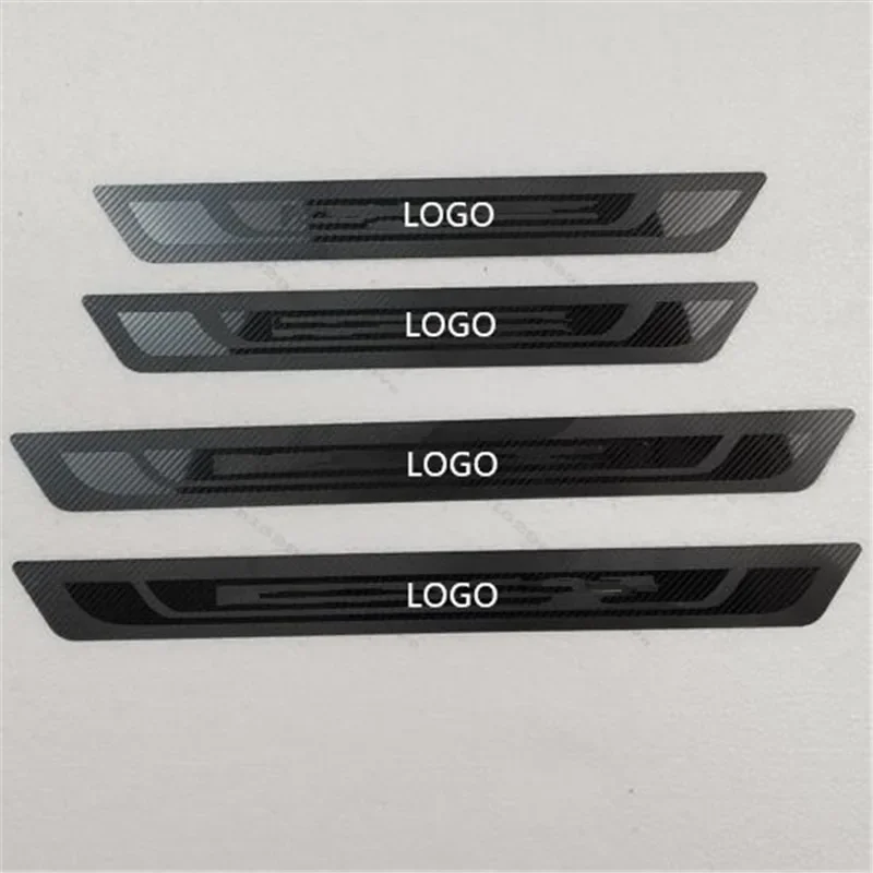 Ultrathin Stainless Steel Door Sill Scuff Plate Articlefor For 2008-2017 Peugeot 206 207 308 307 2008 5008 3008 4008 408 508