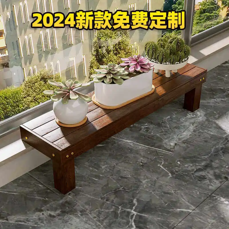 Balcony table along flower stand narrow window sill extension plate widening artifact countertop rack floor-to-ceiling succulent