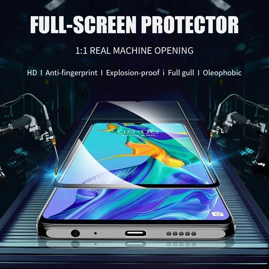 Kaca tempered 1-3PSC 9 dduntuk Vivo, V21 V20 Pro S1 V11 Y33 2021 Y33T Y02 Y02S Y02A Y21E 5G Y21S Y21A Y21G Y30G Y35M V23E pelindung