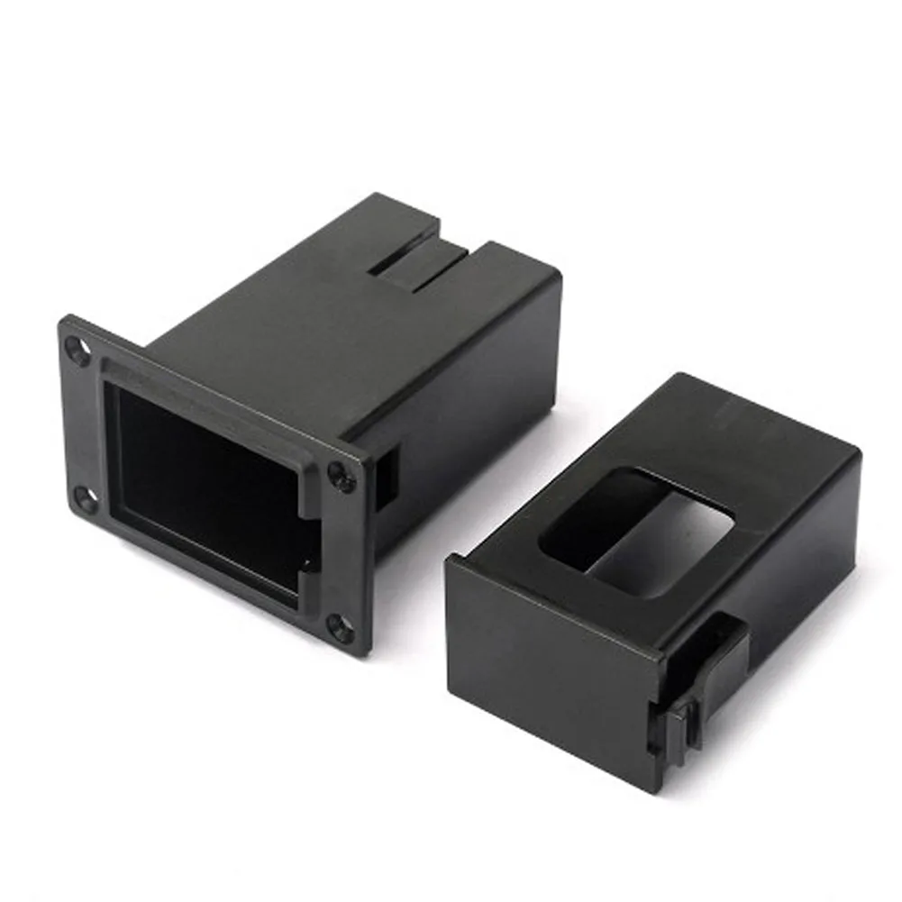 Duable High Quality Brand New Useful 9V Battery Box Case Stand Black Compartment Replacement For Acoustic Guitar