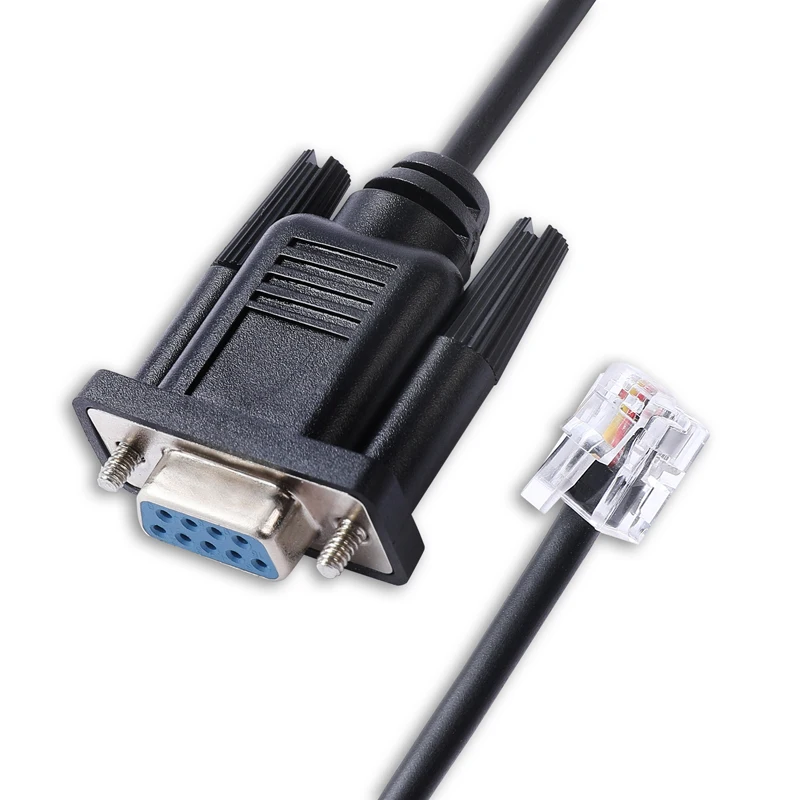 APC RJ12 Serial Cable RS232 DB9 Female to RJ12 6P6C Serial Cable for APC Rack PDU and  2G Rack Automatic Switches 940-0144A