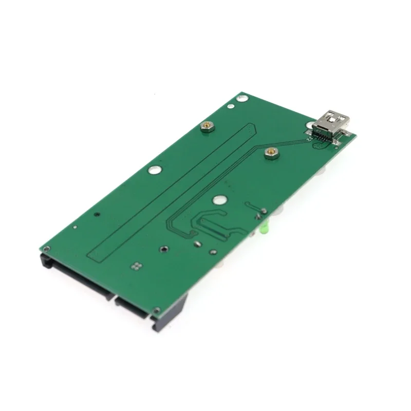For Desktop Laptop Interface Msata Solid State Drive to Sata 15+7 22pin Converter Adapter With Mini USB Interface