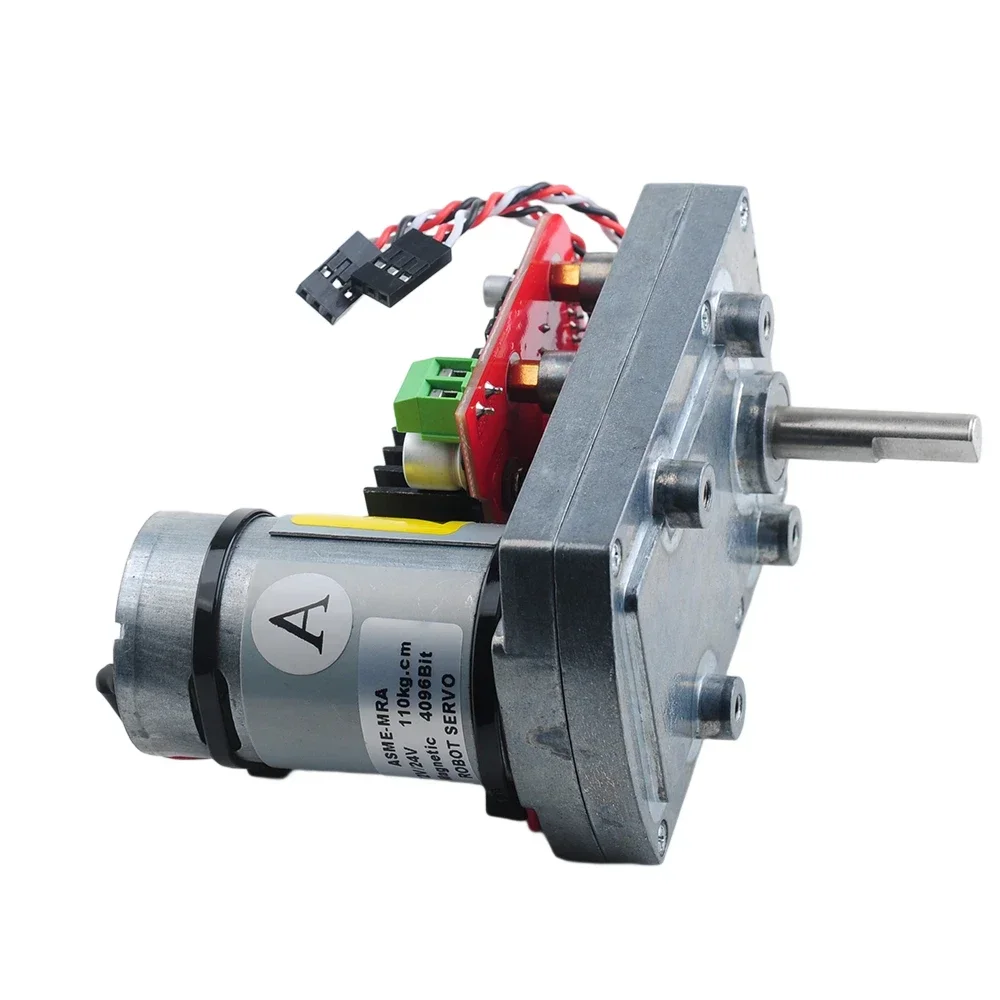 New ASME-MRA 110kg.cm Magnetic Encoder Servo 360 Degree High Torque Digital Servo for Robot Arm Valve Control Camera PTZ Control