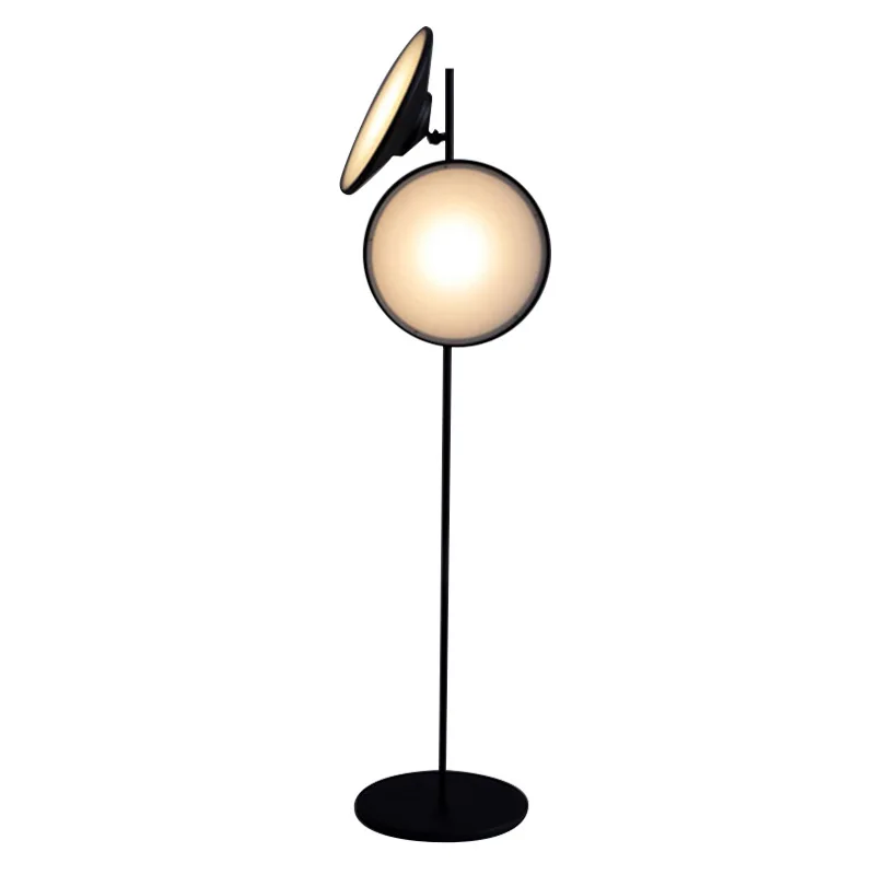 

Postmodern minimalist creativity, hardware art living room floor lamp LED bedside bedroom, model room floor lamp