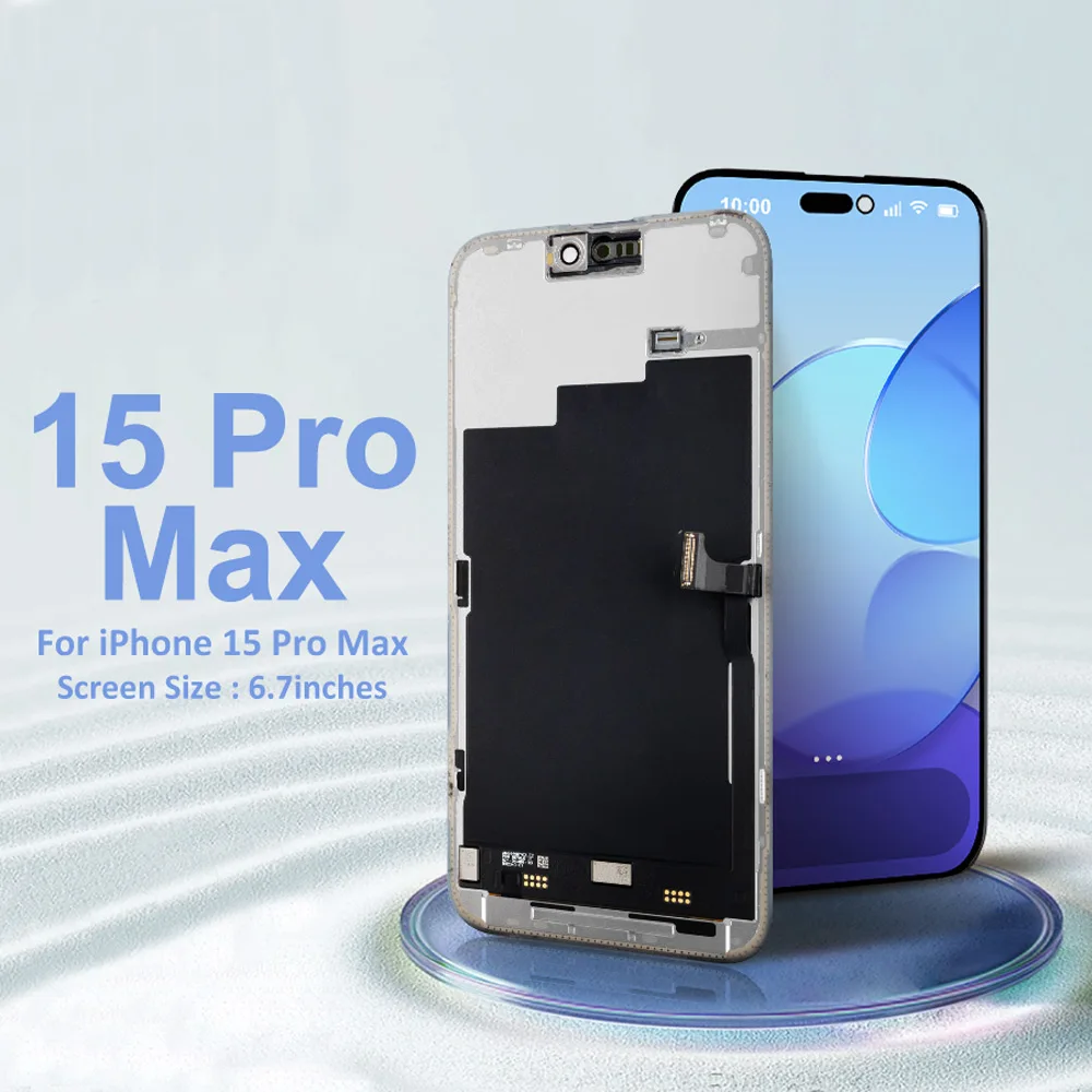 New LCD For iPhone 15 Pro Max Display Test 3D Touch Screen For iPhone 15 Pro Max LCD Screen Digitizer Assembly Replacement A2849