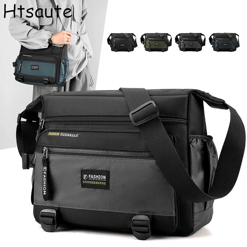 

Оксфордские мужские сумки, многофункциональные модные сумки через плечо, большая вместительная сумка через плечо, дизайнерская роскошная сумка для мужчин