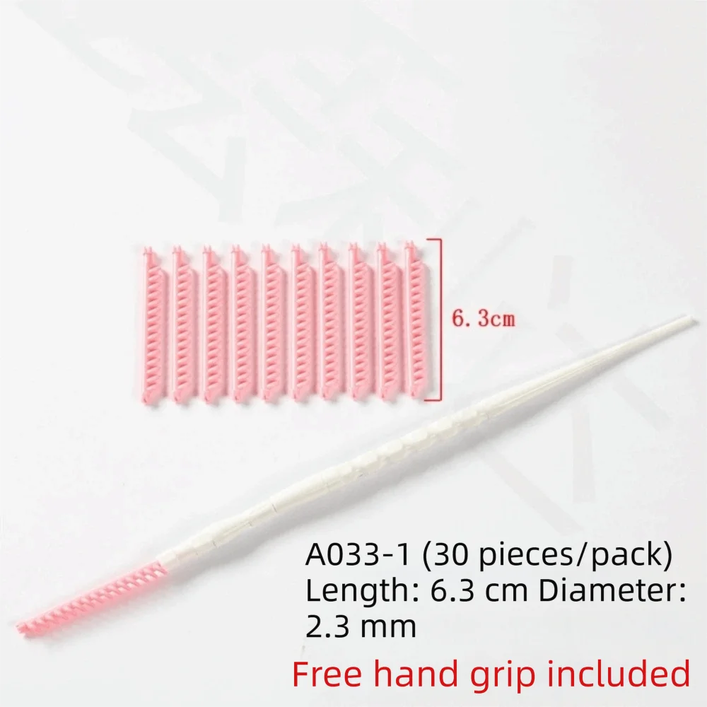 20/30Pcs 2.3/3.3/4/5mm Diameter Hair Root Perm Rods Bangs Volumizing Waves With Clips Perm Rods Bars Fluffy Hair Curlers Set