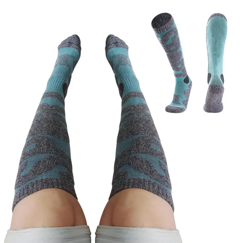 

1 Pair Skiing Socks Anti-Fall Non-Slip Moisture-Absorbing Breathable Three-Dimensional Heel Thermal Outdoor Activities Ski Socks