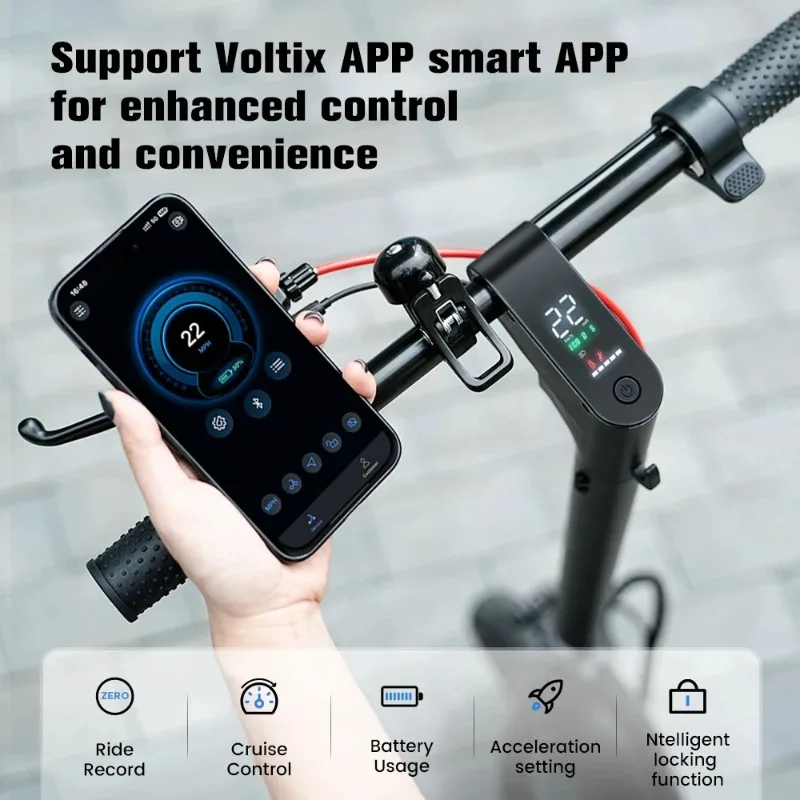 IScooter W6 سكوتر كهربائي 500 واط موتور 36V7.8AH بطارية APP التحكم E-سكوتر مدينة ركاب طوي السفر 10 بوصة EScooterS