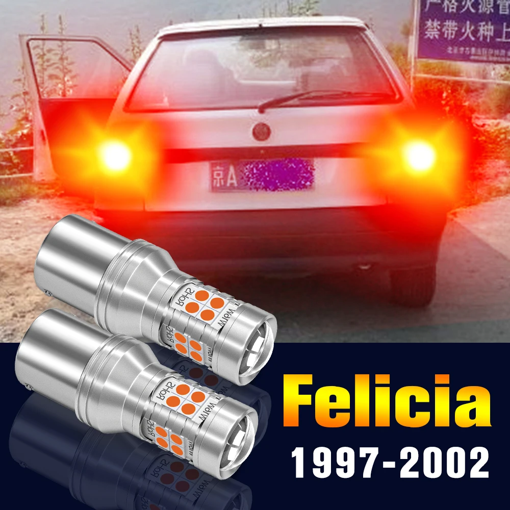 

"2pcs LED Brake Light Bulb Lamp For Skoda Felicia 1997-2002 1998 1999 2000 2001 Accessories "