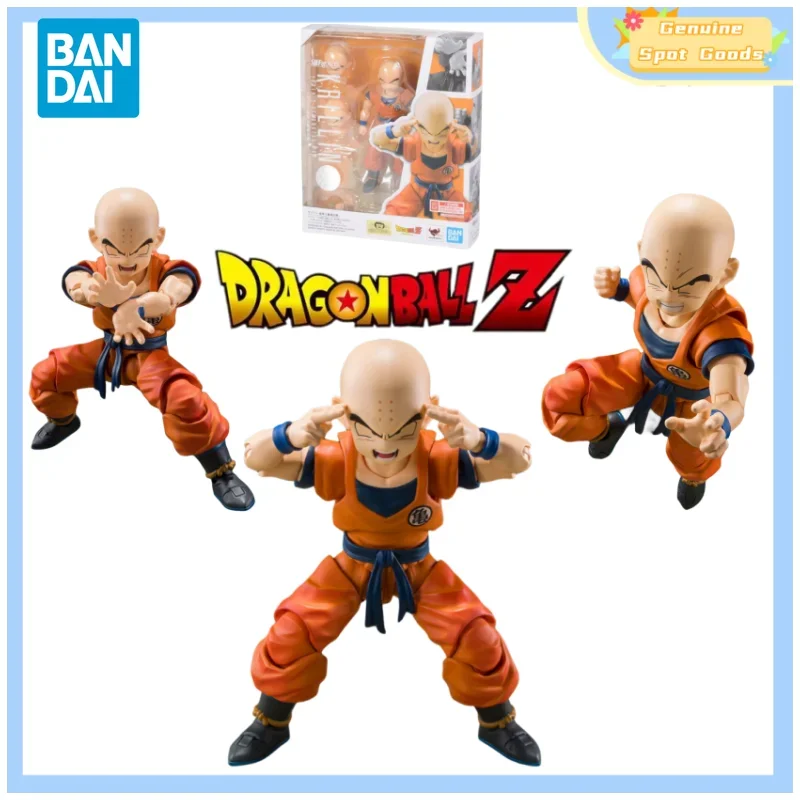 

Genuine Bandai Dragon Ball Z Krillin Eabths Strongest Man Anime Action Model Figure Toys Collectible Gift for Toys Hobbies Kids