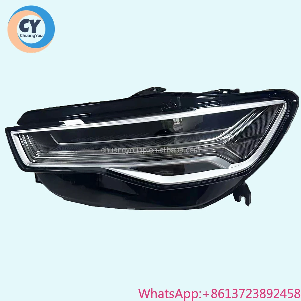 

For Audi S6 RS6 Matrix LED Original Headlight 2016 2017 2018 A6L Lamp High Quality Headlamp A6 C7 Upgrade Car Light