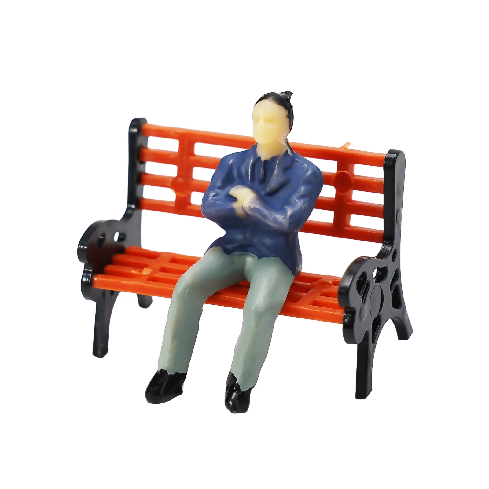 Passanger Figures Model People Decortaion Layout Ornament Passenger Railway Seated Train Figures Plastic Decoration