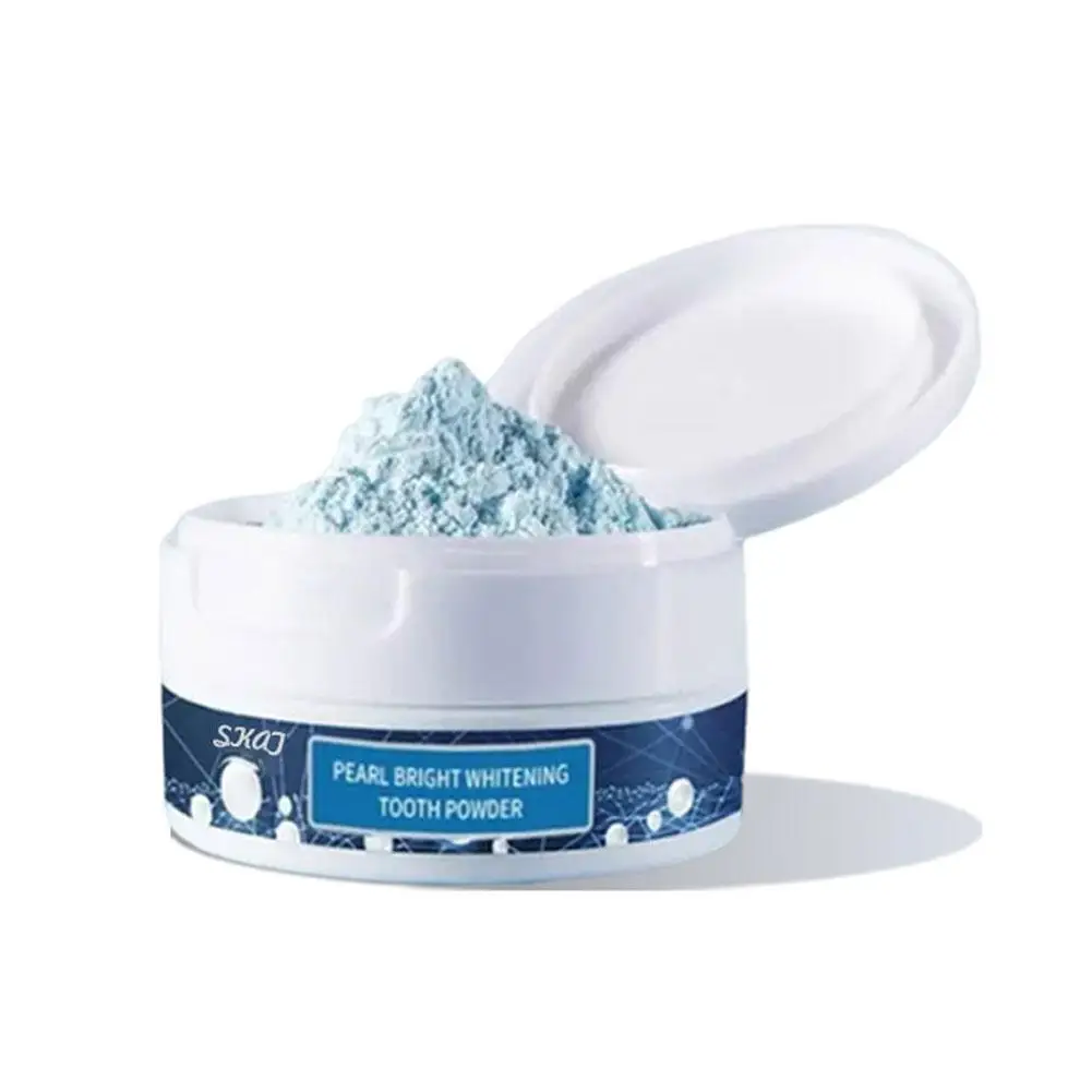 Pearl Whitening Tooth Powder 50g rinfresca l'alito rimuove le macchie gialle polvere detergente per i denti igiene orale