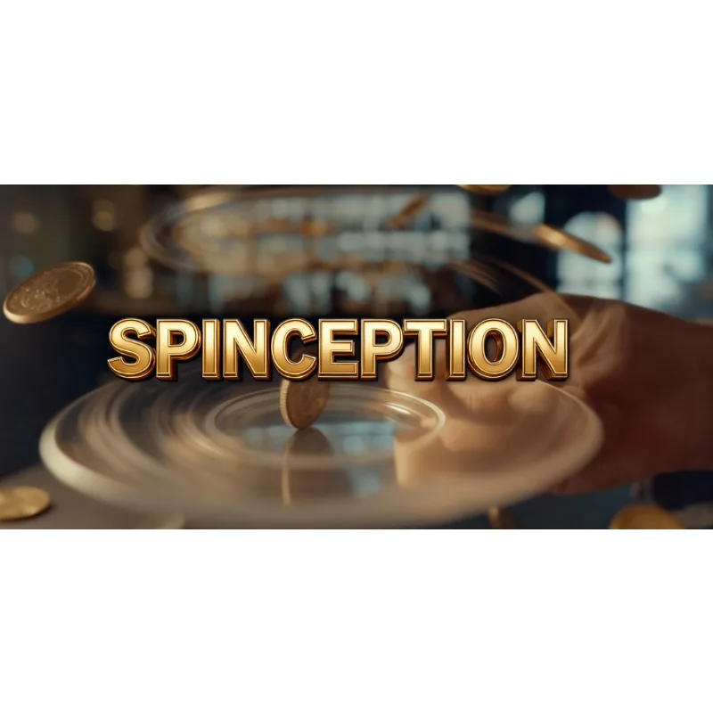 SPINCEPTION Magic Tricks Coin Manipulation and Speed Control Prop for Stage and Close Up Magic Magic Trick of the Convention