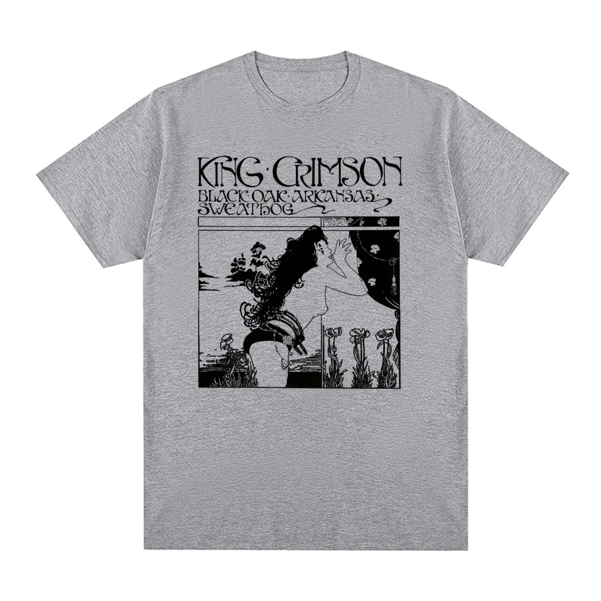 King Crimson Vintage T-shirt Rock Band Music Summer Casual Fashion