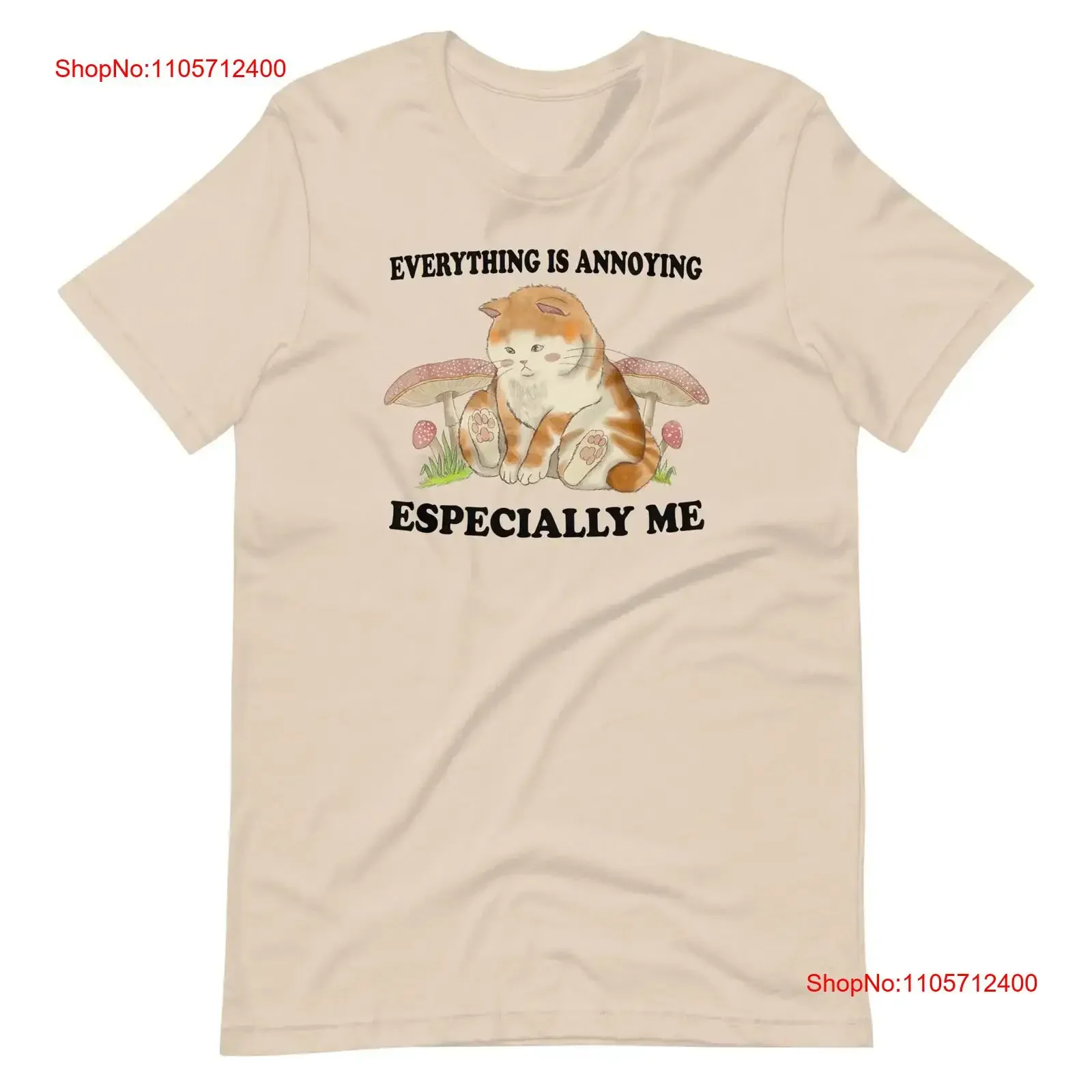 Everythings Annoying T Shirt vintage Washed fashion Stretched Soft graphic designer clothes Casual streetwear Breathable
