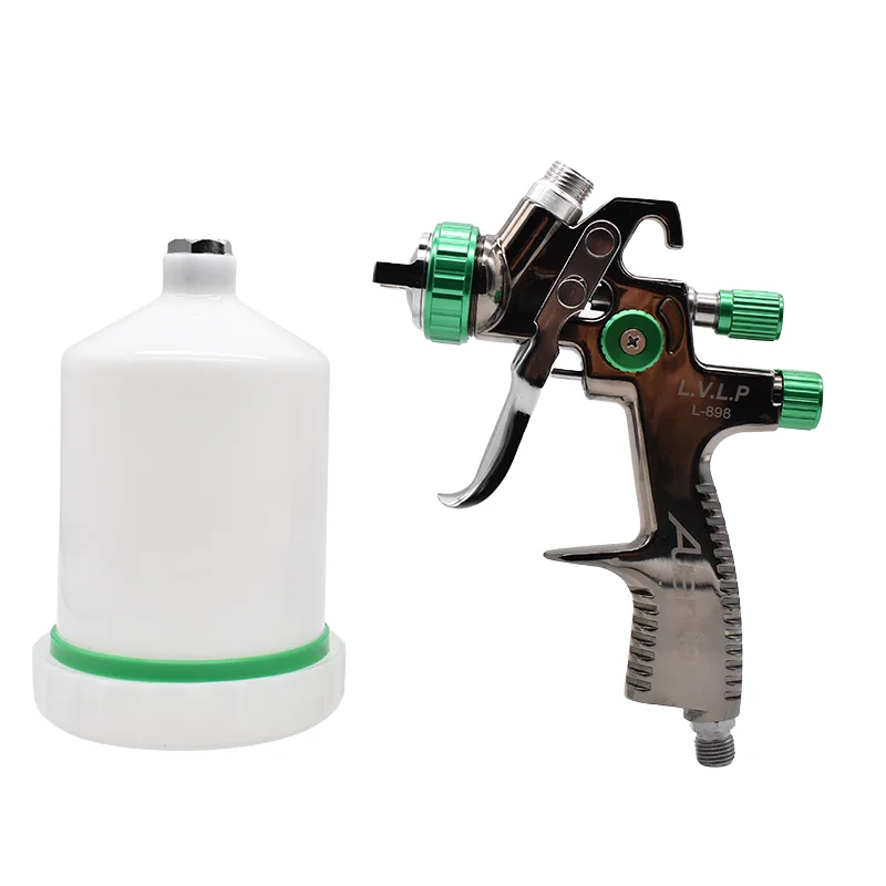 LVLP paint spray gun air spray gun gravity spray gun 1.3mm 1.4mm 1.8mm nozzle 600cc cup high atomization spray gun