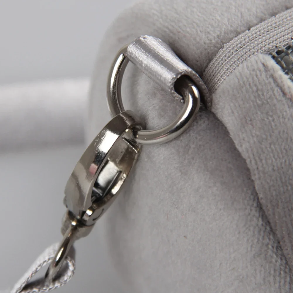 1 قطعة حقيبة ظهر صغيرة للحيوانات الأليفة الهامستر الناقل حقيبة المحمولة اسطوانة حقيبة الطائر السنجاب السفر تنفس كيس شبكي مستلزمات الحيوانات الأليفة #5