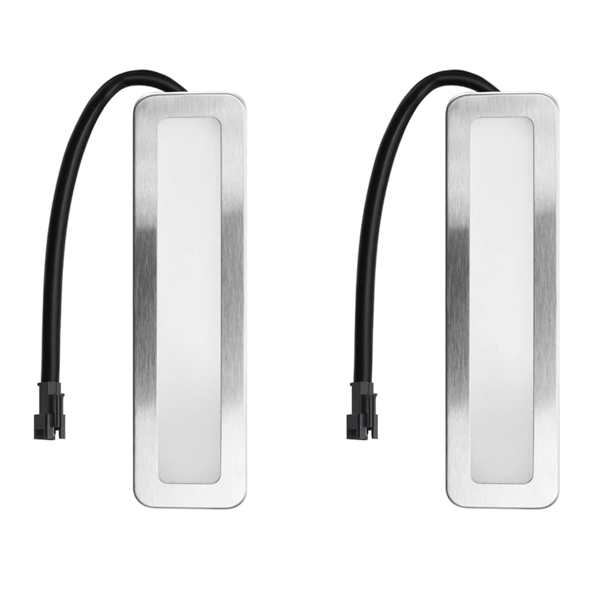 Лампочки вытяжки BFYLE, 120 мм светодиодный светильник для плиты, 1,5 Вт, прямоугольная дымовая вентиляционная лампа, 12 В постоянного тока, белая розетка SM, штекер, матовый