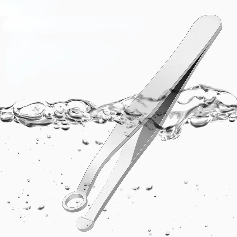 الأنف الشعر التشذيب الملقط الأنف المتقلب الملقط طرف دائري الفولاذ المقاوم للصدأ الأنف إزالة الشعر التشذيب الأنف إزالة الشعر الملقط #6