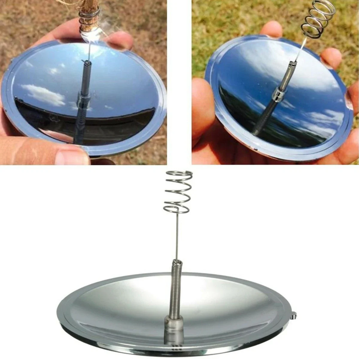 Solar Lighter Outdoor Fire Ignition Waterproof Windproof Emergency Travel Kits Portable Camping Hiking Wild Survival Tool Gear image 3