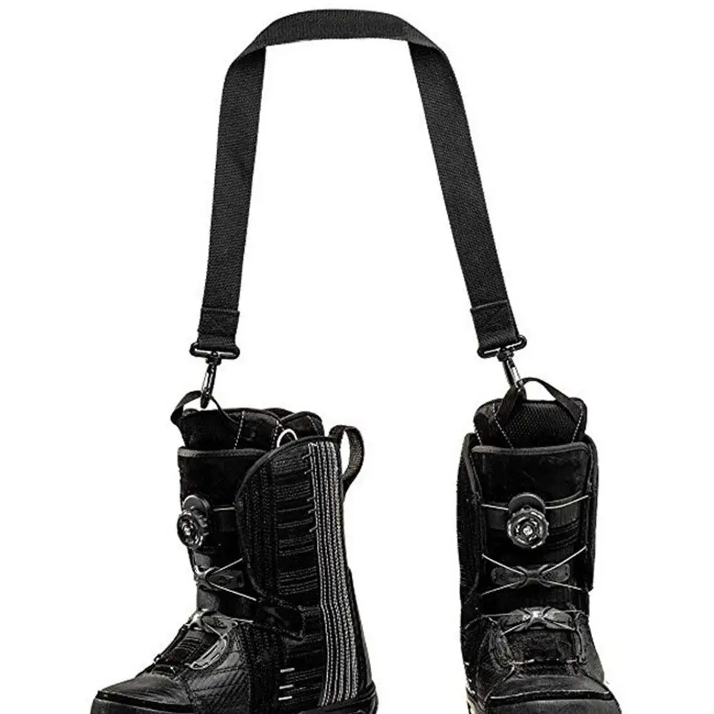 

1Pcs Snowboard Boot Carrier Strap Adjustable Durable Lightweight Nylon Ski Boot Holder Strap Shoulder Sling Ice Skates