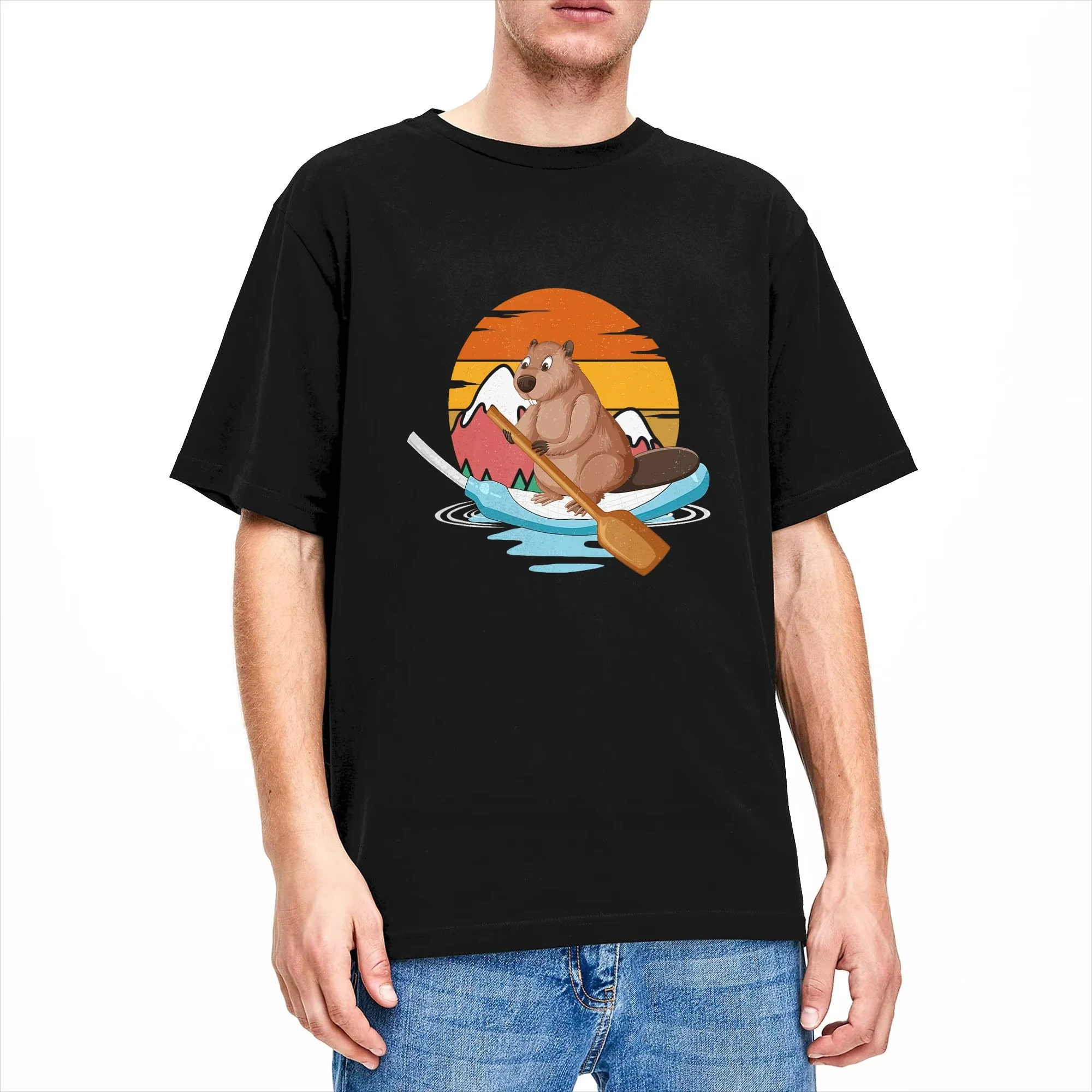 Harajuku T-Shirt Cooter Canoe Beaver Funny Nurse Life Nursing Medical Student 100% Cotton T Shirts Trendy Cool Tee Shirt