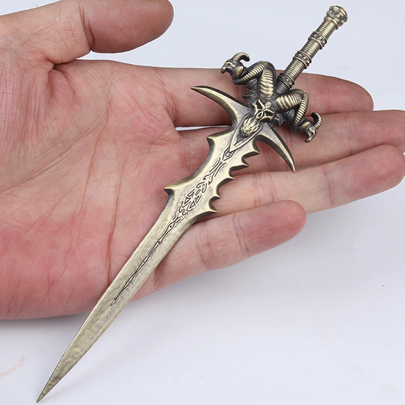 1PCS Goat Sword Zinc Alloy Letter Opener Mini Portalble Utility Knife Cutter Envelope Opener Mail Knife School Office Supplies - view 2