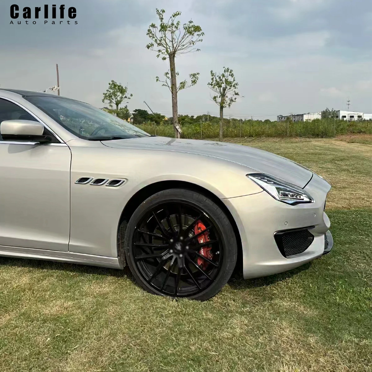 New Popular  Bumpers Body Kit for Maserati Quattroporte Fortrofeo 2013-2017 Escalate Refit to 2023 Trofeo Appearance.