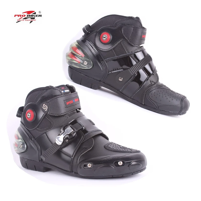 new Pro-biker A9003 automobile racing shoes off-road motorcycle boots Professional moto black botas Speed Sports Motocross