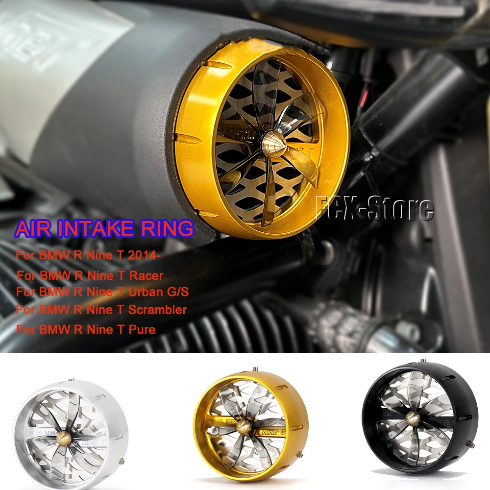 For BMW R9T RNINET R NINET NineT Pure Urban R NINE T Racer Motorcycle Accessories Black Gold Silver Air Intake Cover Aluminum