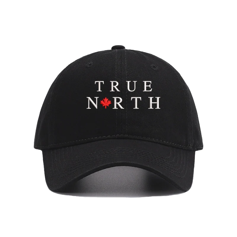 2026 Embroidery CANADA TRUE NORTH Men Baseball Cap Soft Cotton sun hats Women Adjustable Snapback sunbonnet Adult cap Headwear