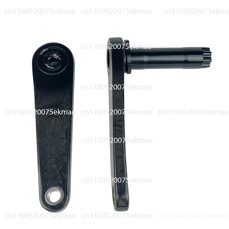Road bicycle full carbon fiber crank tooth plate, single and double disc 29MM axis ultra-light power meter crank