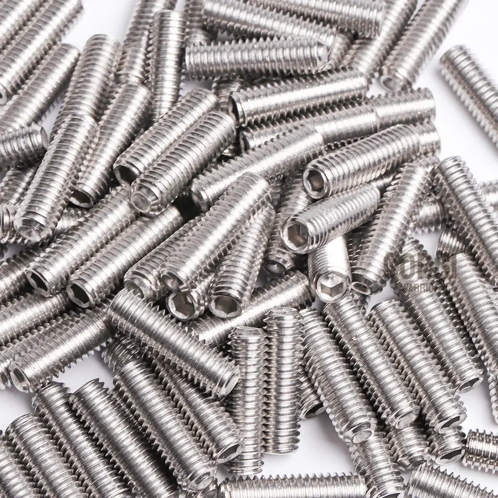 Set Screws Assortment Kit M2.5 M3 M4 M5 M6 M8 Up to 480 304 Stainless Steel Metric Cup Cone Point Hex Socket Head Grub Screws