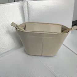 Couvercle à Fermeture Éclair Supérieure Assemblage de Doublure Ézoïdale, Insert de Sac, pour TEEN CELIN CLASSIC PAN16-IN PALM LEAVES BASEllTS 23x21x15cm