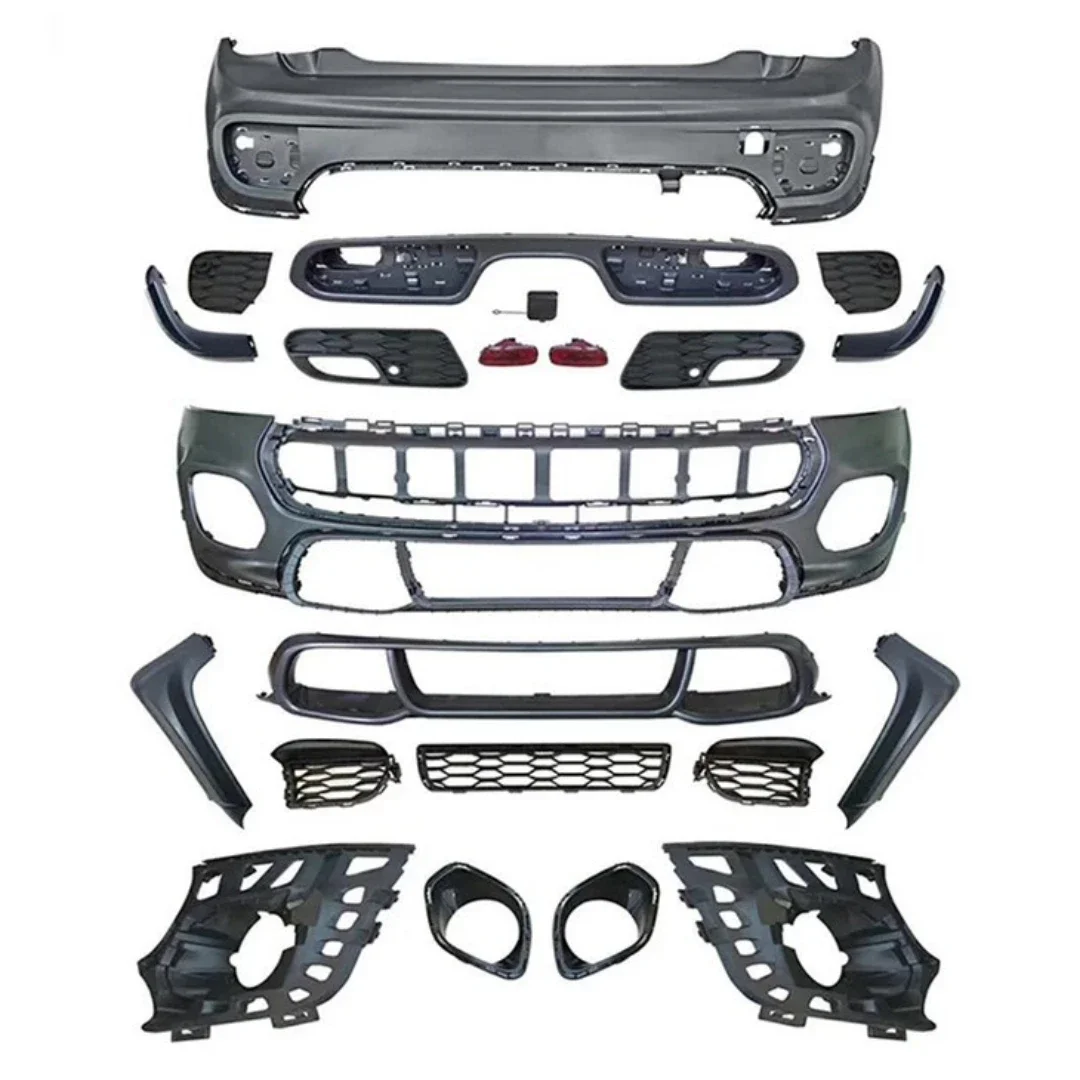 

Body Kit front rear bumper Assembly For BMW MINI Cooper F55 F56 F57 2012-13 Modified JCW Style Grill Mask Grid Car Accessories