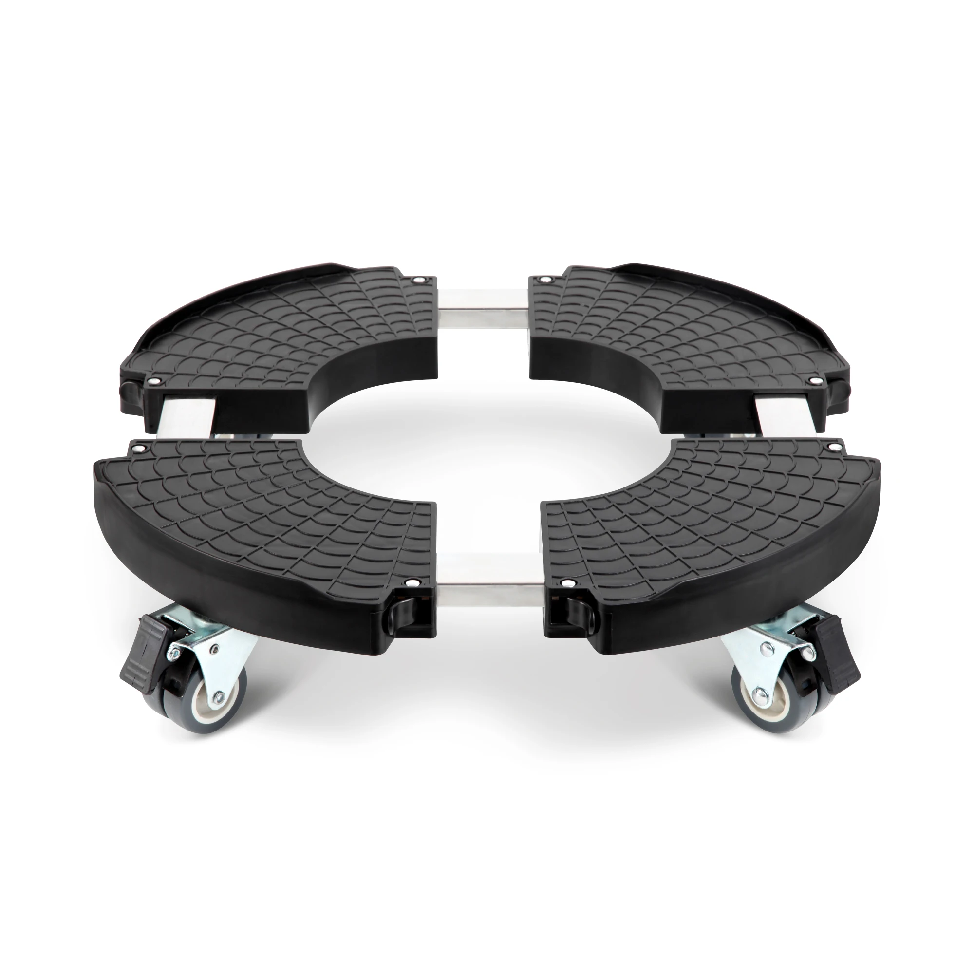 

Adjustable Plastic Rolling Size Round Plant Stand With Caster Wheels for Flower Pot
