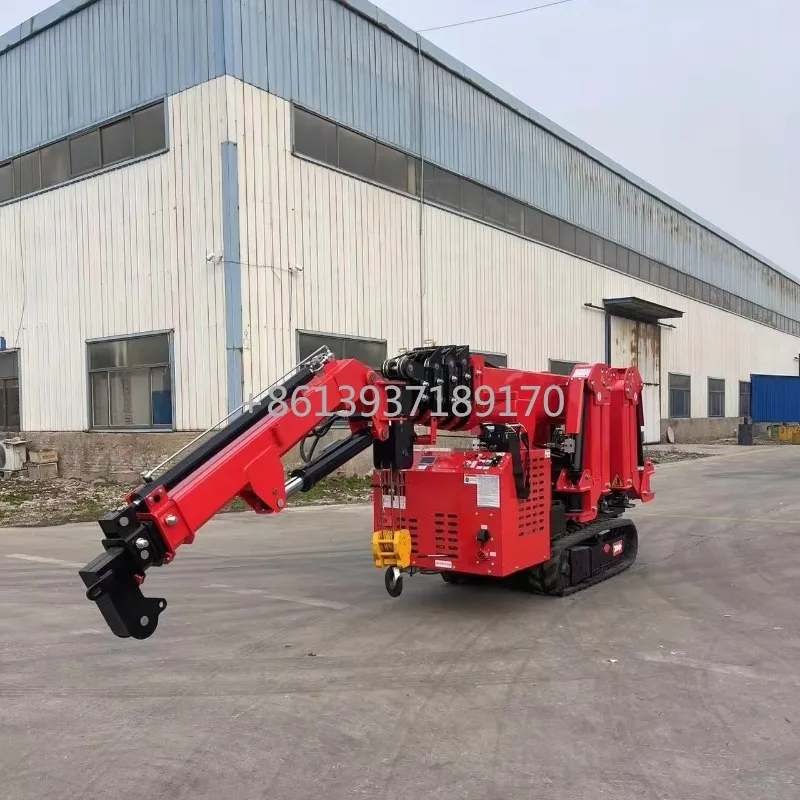 Yugong 10m 16m 22m ارتفاع الرفع طويل بوم العنكبوت رفع CE المعتمدة كرين العنكبوت