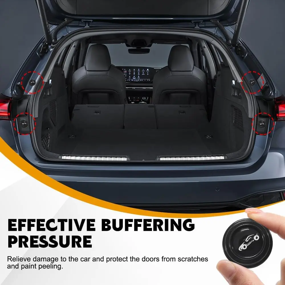 Car Door Shock Pad For Tesla Model 3 Y Anti-collision Closing Anti-shock Protection Soundproof Silent Trunk Buffer Gasket 2024