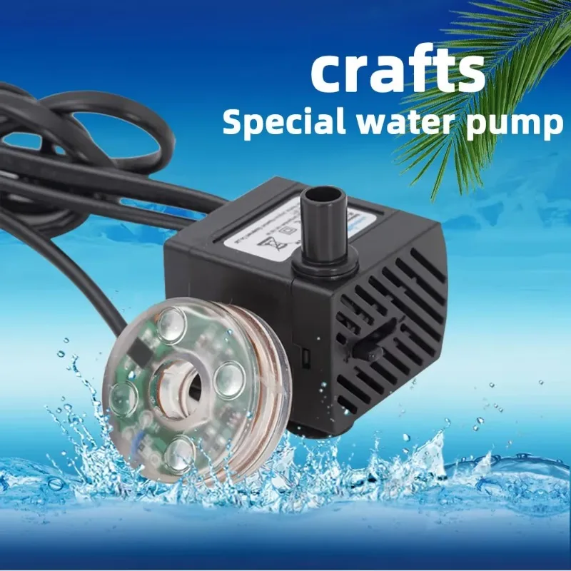 

3W/5W Submersible Aquariums Fish Tanks Water Pump with Colorful LED Lights for Fishbowl and Outdoor Fountains